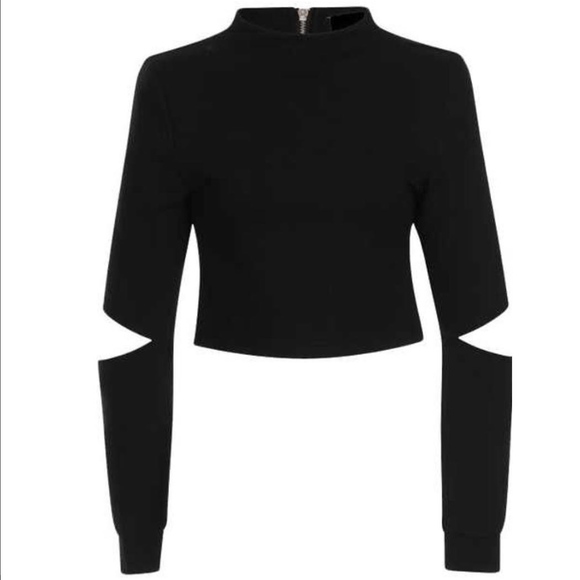 "Cut It Out" Crop Top - Picture 1 of 2